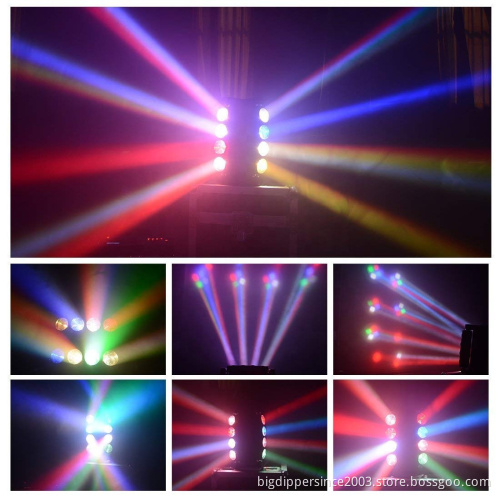 Big Dipper DJ Stage Light Super Bright RGBW LM0910RG Disco LED Moving Head Lighting for Concert Party,Stage,Restaurant etc.
